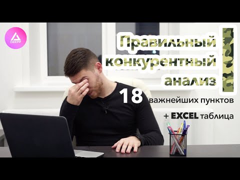 Как проводить конкурентный анализ? 18 важнейших пунктов + EXCEL таблица