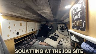 SQUATTING HERE FOR 4 DAYS. Revealing The ALL BLACK WALLS by VANCITY VANLIFE 54,765 views 1 month ago 19 minutes