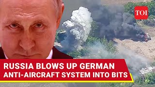 Russia Rips Apart German IRIS-T; Anti-Aircraft System Turns Into Fireball After Missile Strike