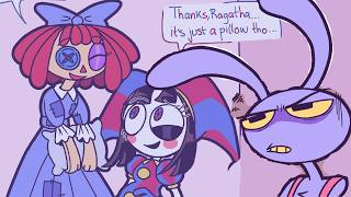 Jealous Rabbit ( Jax x Pomini ) The Amazing Digital Circus Comic Dub #tadc  #funnybunny