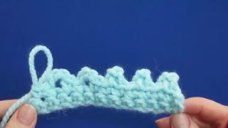 Пико крючком как вязать. Уроки вязания крючком Урок 12    How to knit the Picot crochet.
