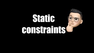 SystemVerilog Static Constraints Explained