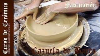 Curso de Cerámica - Hacer Cazuela de Barro en el Torno Alfarero