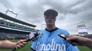 UNC Baseball 6, Oklahoma 2: Owen Hull On-Field Postgame Interview