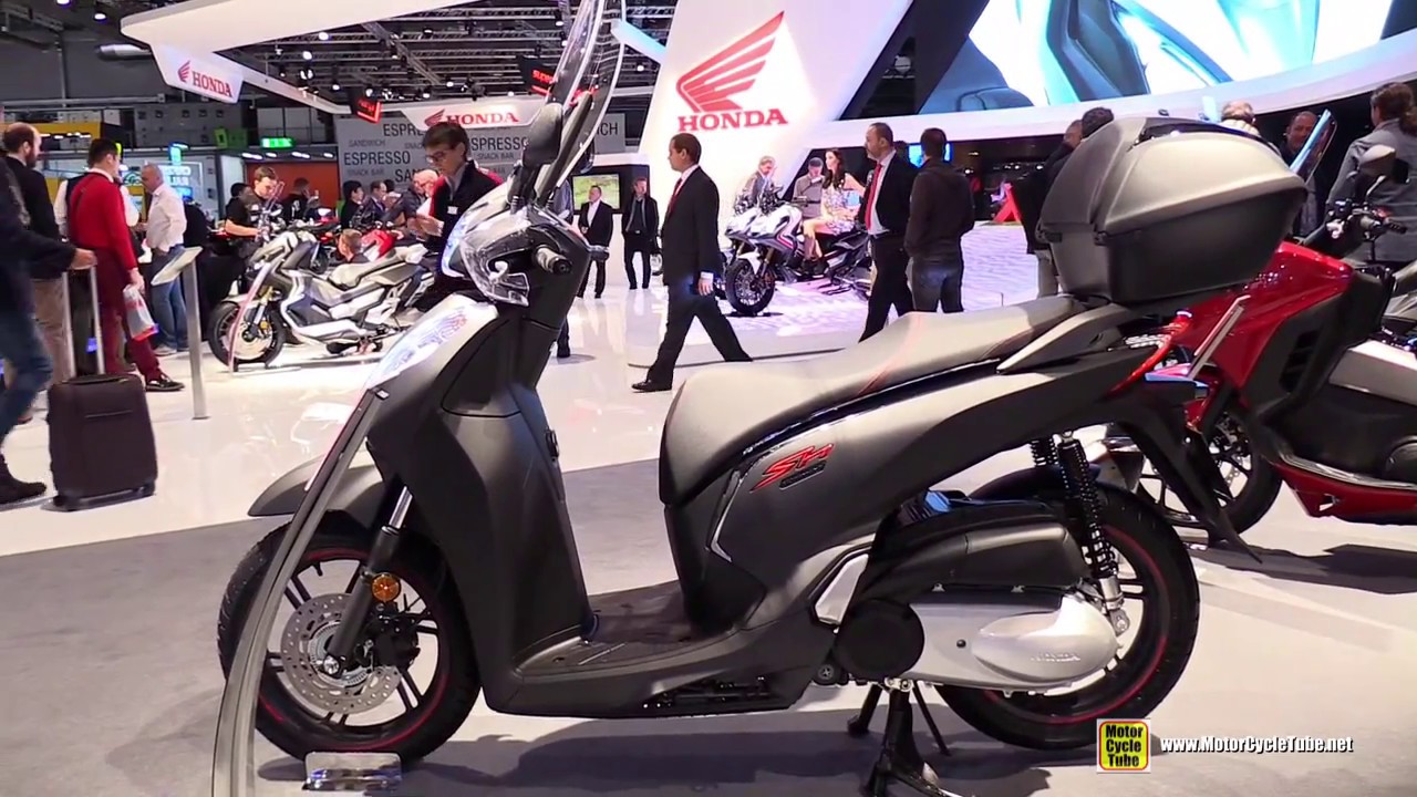 2017 Honda Sh 300i Scooter Grey Walkaround 2016 Eicma Milan