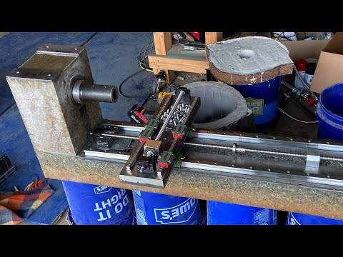 DIY Epoxy Granite Metal Lathe 6: Assembling the cross slide and lead screws