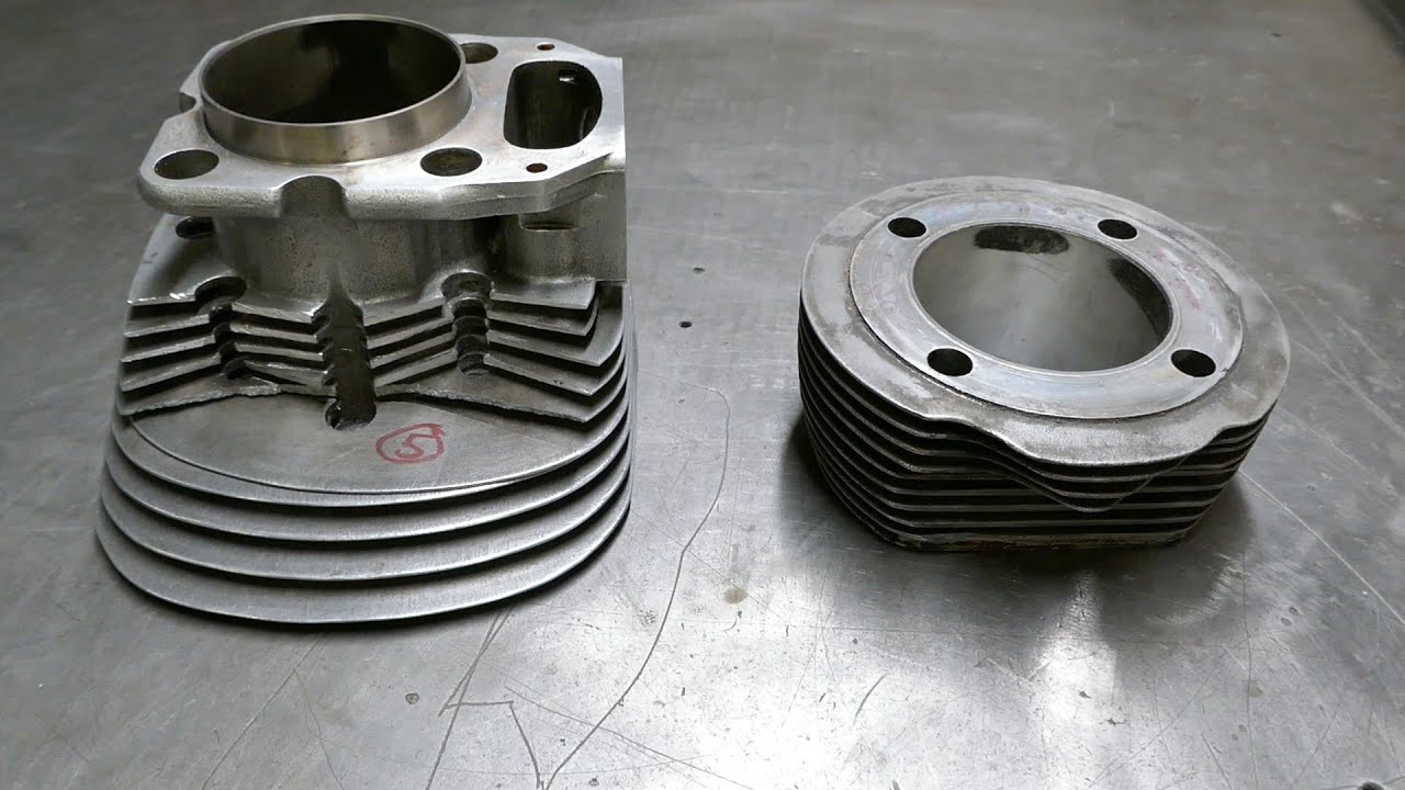 Сварка методом TIG сломанных ребер на цилиндрах мотоциклетных двигателей. BSA Gold Star и Vincent...