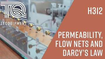 Permeability, Flow Nets and Darcy’s Law Experiment H312 - Teach Hydrology - TecQuipment