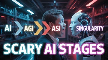 The SCARY Stages of AI → AGI → ASI → SINGULARITY Explained