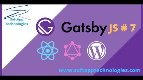 GatsbyJS Tutorial #7   Sidebar & Footer  2020