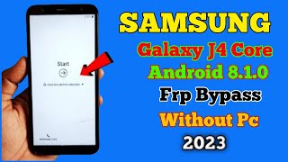 Samsung J4 Core FRP Unlock (J410f) Google Account Bypass Android 8.10 2023 New Method 100%Working