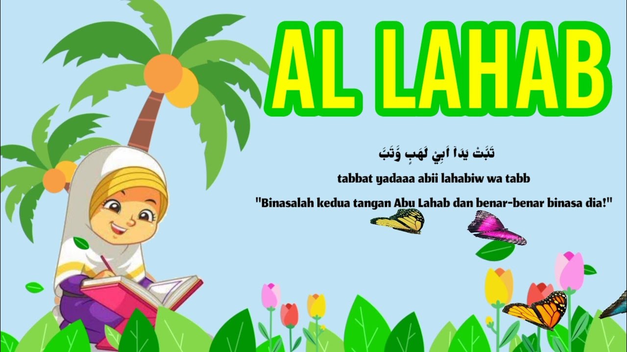 Cara mudah menghafal dengan mengulang terus Surah Al Lahab 15× || Metode Ummi