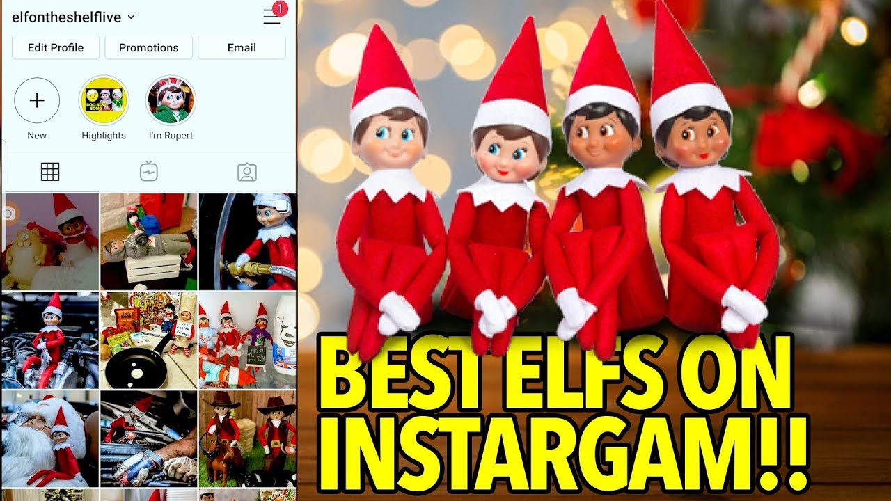 BEST ELF ON THE SHELF INSTAGRAM PAGES - YouTube
