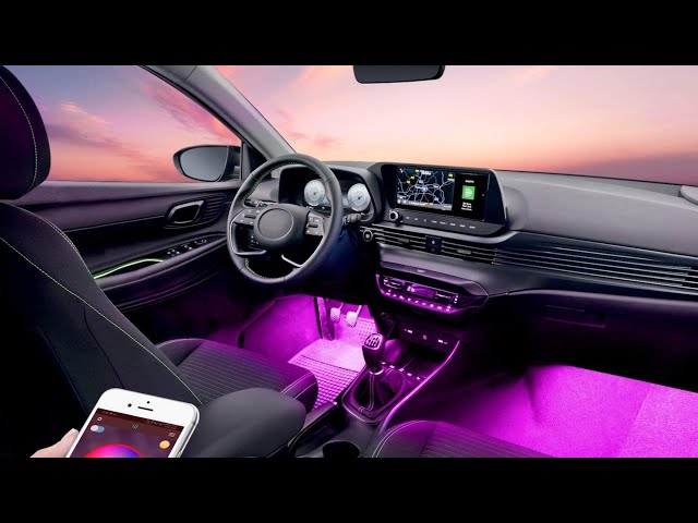 Lumières LED voiture intérieure atmosphère d'ambiance - Ulneo