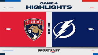 : NHL Game 4 Highlights | Panthers vs. Lightning - April 27, 2024