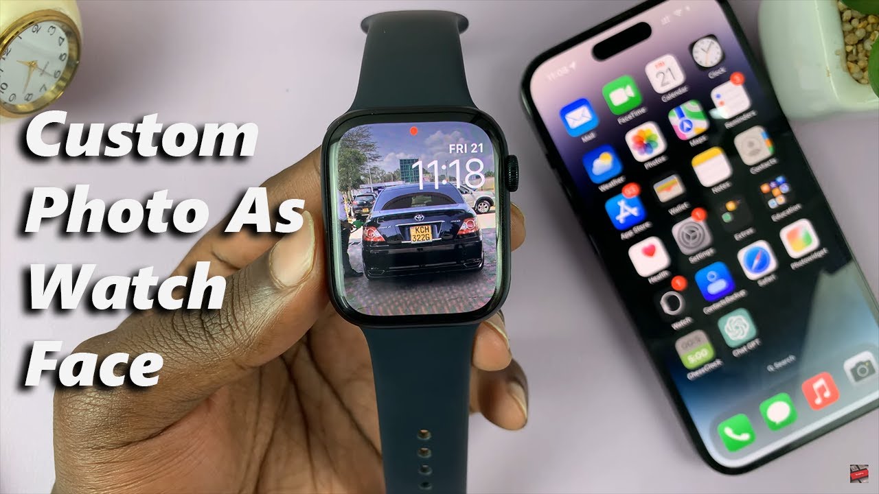 How To Use Photo As Watch Face Background On Apple Watch 8 Ultra 7