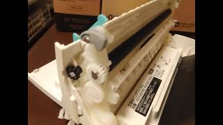 （自作）パナソニック FAX機 KX-PD702 バックカバーの留め具