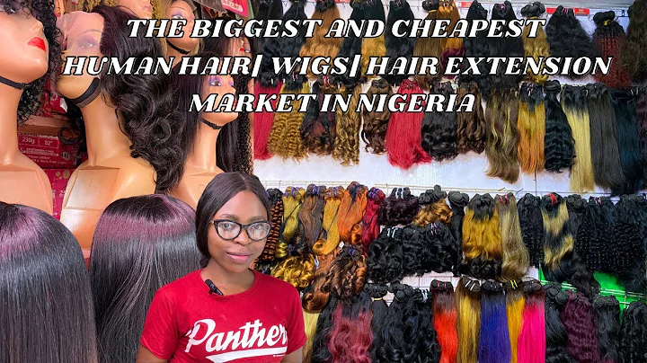 MARKET VLOG | THE BIGGEST HAIR MARKET IN NIGERIA | WHERE TO BUY HUMAN HAIR | BONE STRAIGHT | WIGS