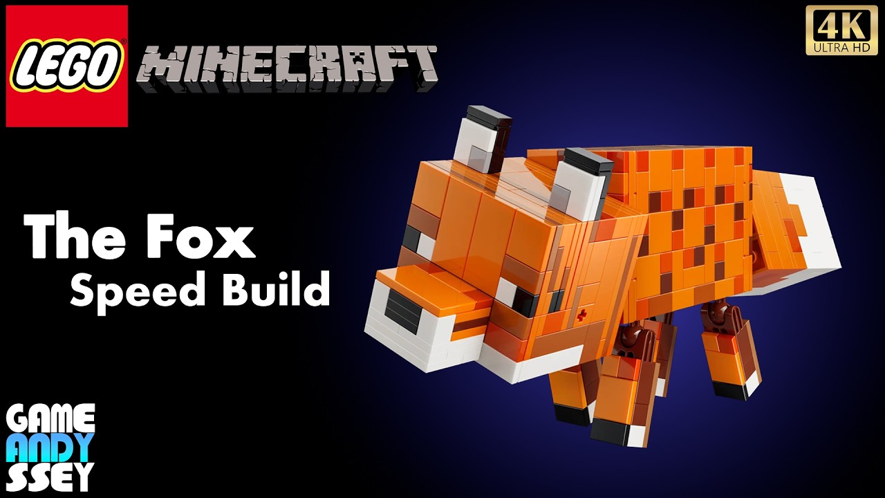 メイキング・ムービー The Pinky Builder | The Fox | LEGO Minecraft® 21588 | Speed Build