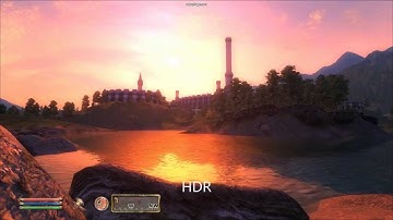 Elder of Scrolls: Oblivion - HDR/Bloom comparison