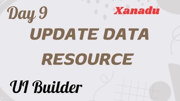 Update Data Resource & Loader Component  | UI Builder Day 9