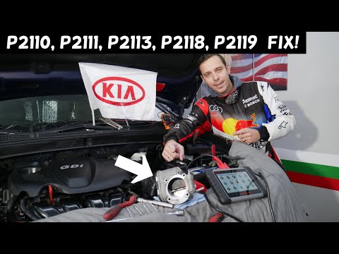 KIA OPTIMA CODE P2110 P2111 P2113 P2118 P2119 ENGINE LIGHT ON FIX