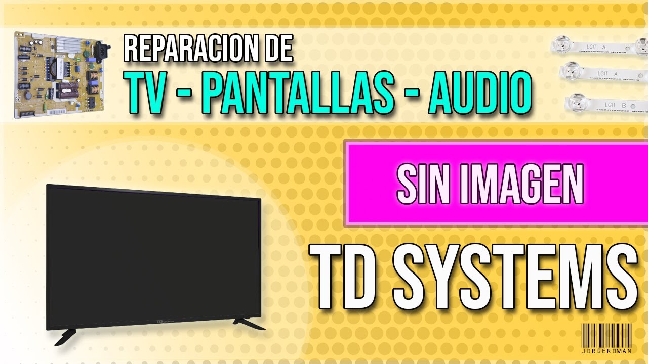 Mando a distancia para TD Systems K50DLY8US K50DLH8US K55DLY8US