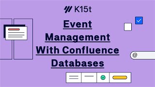 Event Management With Confluence Databases
