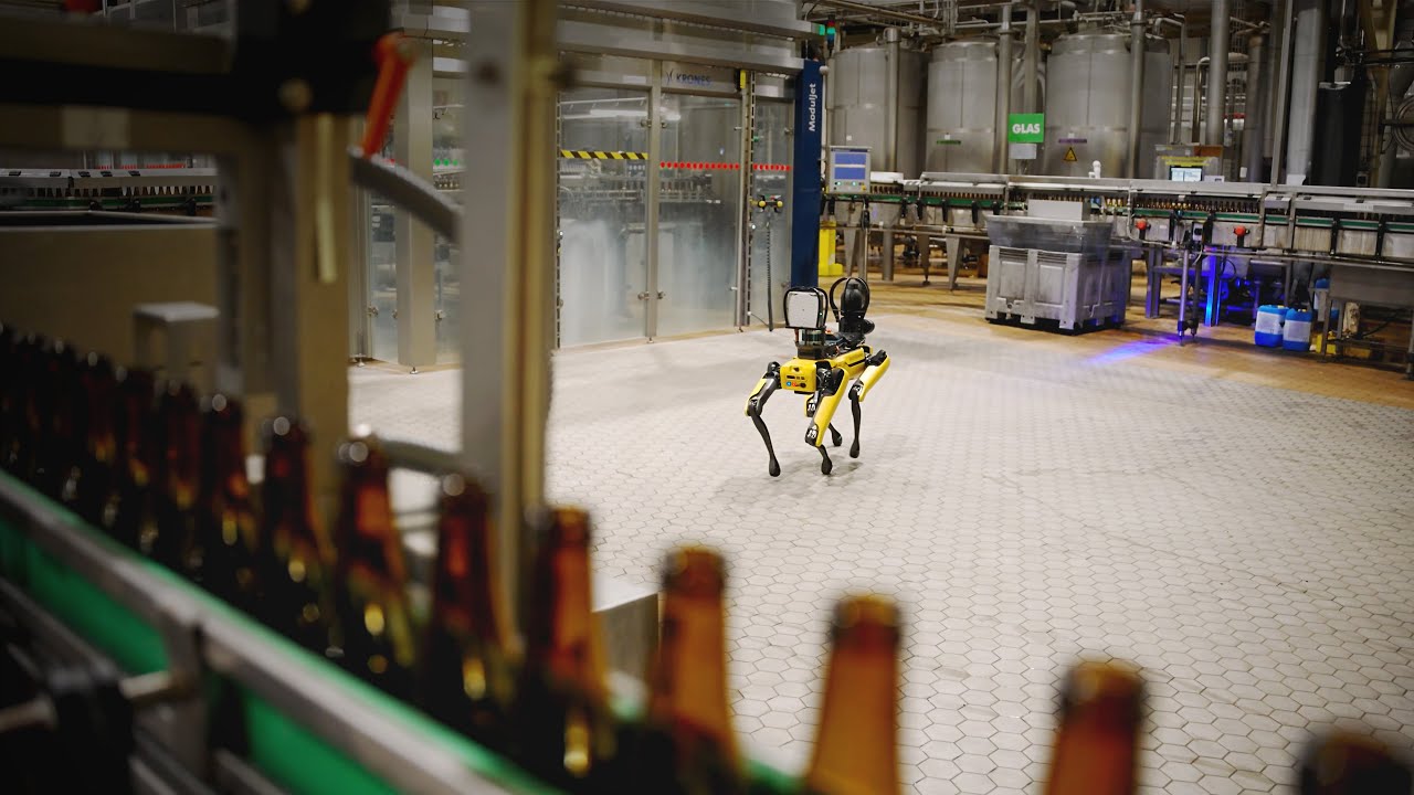 “AB InBev Belgium Partners with Boston Dynamics for Cutting-Edge Technology at Their Facility” – Video