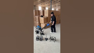 Multifunctional micro-tillage machine, rotary tillage, weeding, ditching, leveling and fertilizing..