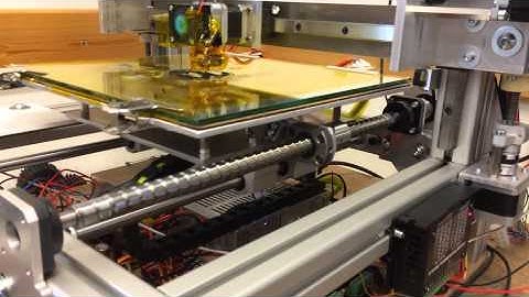DIY 3D printer with ballscrews