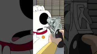 Family Guy - Stewie holds a gun like a black guy 😎#shorts