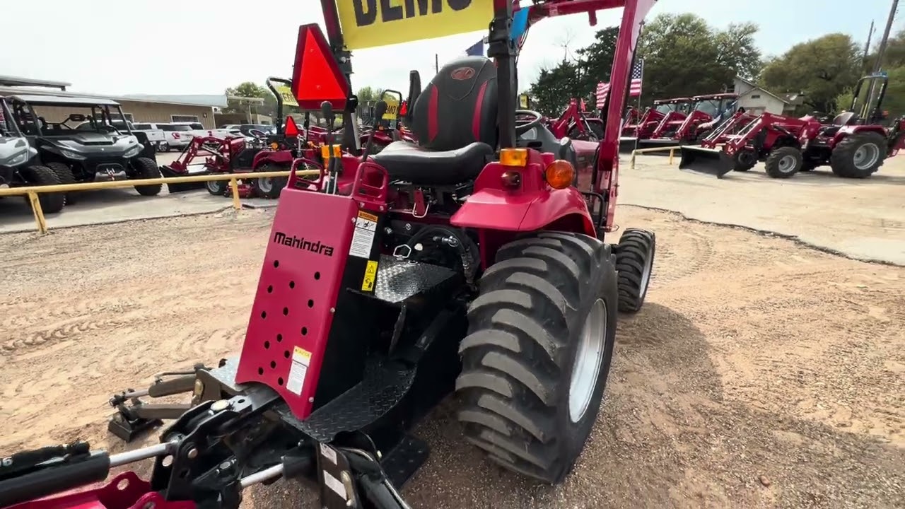 New Mahindra 1635 HST 4WD Tractor With Backhoe
