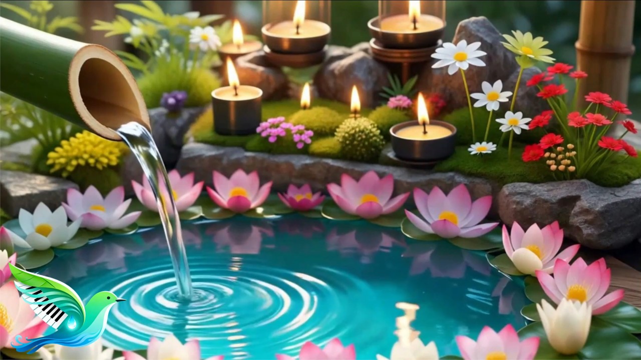 Healing Piano Music with Birds Singing and Water 🌱 for Stress Relief and Comfort