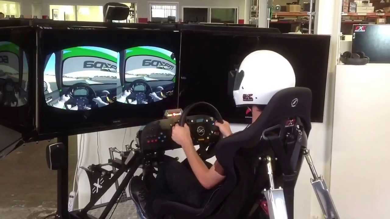 Oculus Rift Testing On A Motion Pro Ii Racing Simulator Youtube