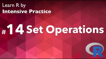 R Tutorial 14: Set operations