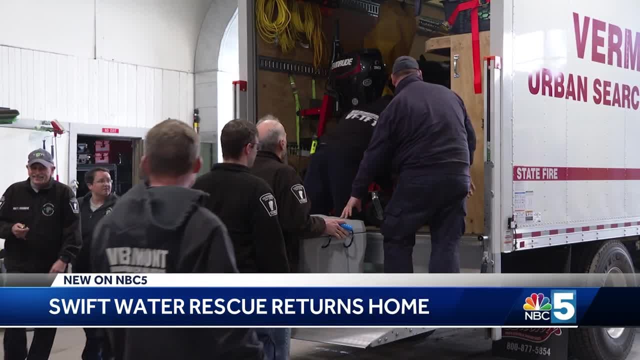 Vermont Rescue Team returns after 11-day deployment in the South - YouTube