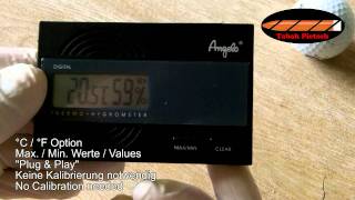 ECCJ BEST IN TEST - Angelo® - Digital Humidor Hygrometer