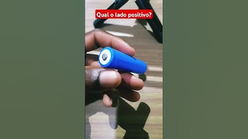 Qual o lado positivo da pilha #yt