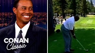 Tiger Woods Analyzes Charles Barkley's Golf Swing | Late Night with Conan O’Brien