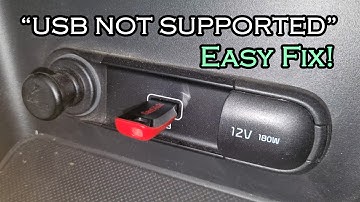USB is not supported error in KIA – causes and how to fix it