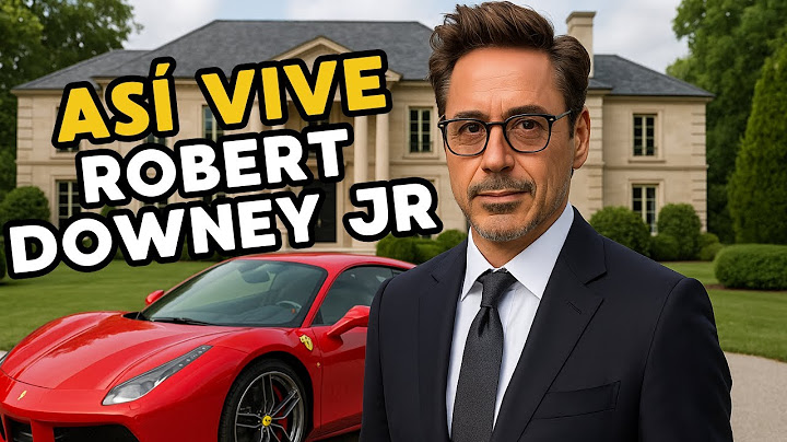 La LUJOSA Vida De Robert Downey Jr