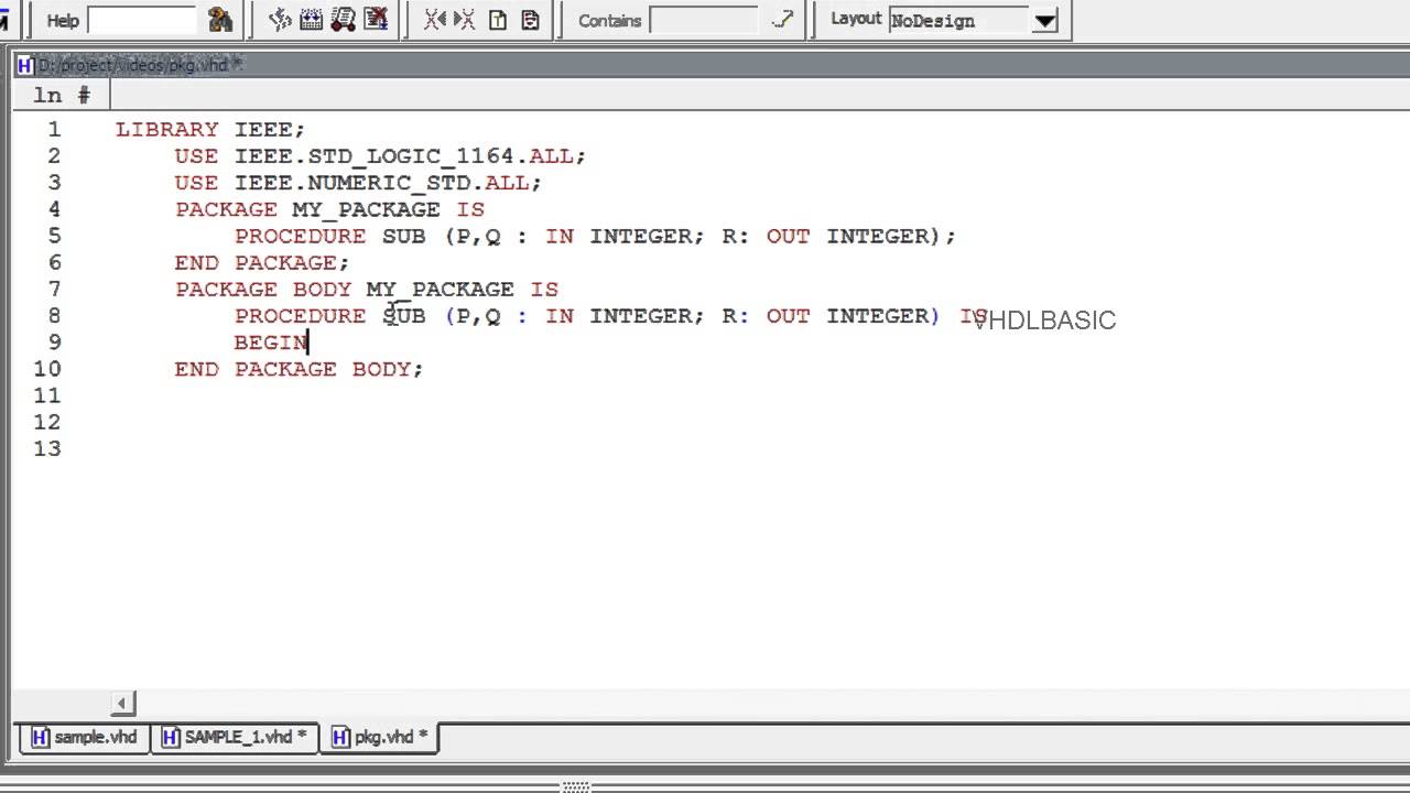 vhdl procedure signal assignment