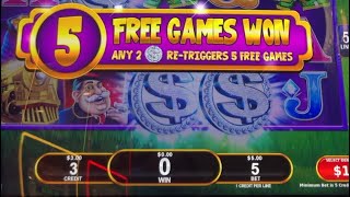 Boom or Bust - $5 Spins on All Aboard Slot Machine