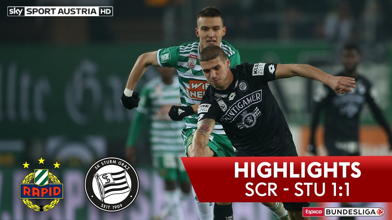 tipico Bundesliga, 15. Runde: SK Rapid Wien - SK Sturm ...