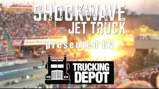 SHOCKWAVE Jet Truck Destroys Asphalt at Night Under Fire in Norwalk, OH 2015