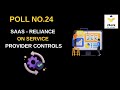 Poll No.24 | Reliance on Service Provider Controls | SOC 1 vs SOC 2 Explained | Crack My Exams