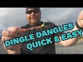 The quickest and easiest way to tie a dingle dangle