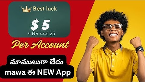 I Tried this Secret App  | money earning apps telugu | earn money online telugu | new earning app.