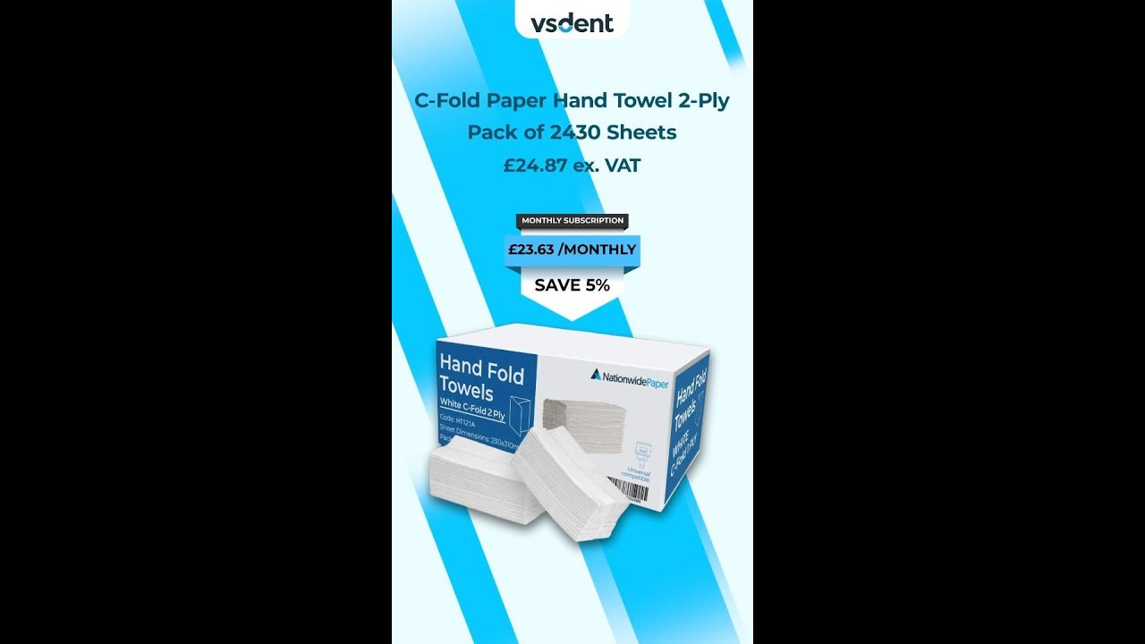 C-Fold 2-Ply Paper Hand Towels - 2430 Sheets! 🧻✨